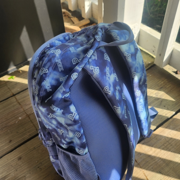 PINK Victoria's Secret Blue Backpack - Picture 7 of 9